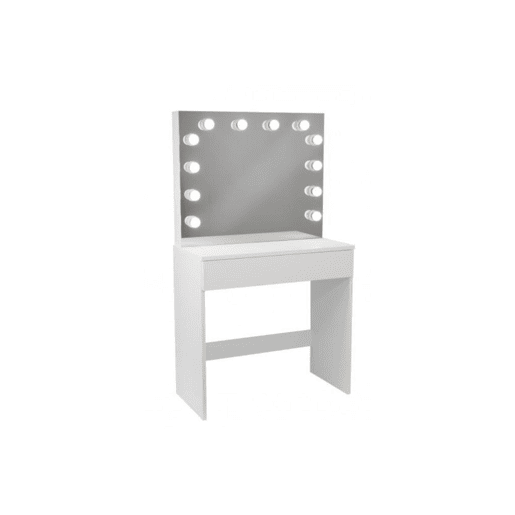 Toucador cespelho AMBIHOME BELA - Branco, C80xP40xA141cm
