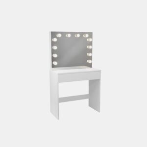 Toucador cespelho AMBIHOME BELA - Branco, C80xP40xA141cm