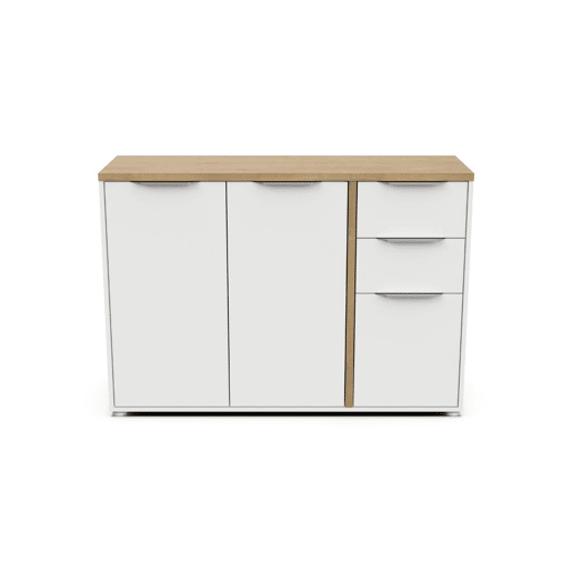 Aparador AMBIHOME ESSENCE - Branco, C121xP40x85cm
