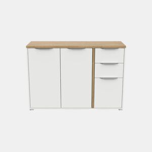 Aparador AMBIHOME ESSENCE - Branco, C121xP40x85cm