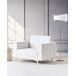 Beliani Sillón ABERDEEN Beliani Sillón ABERDEEN Blanco