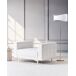 Beliani Sillón ABERDEEN Beliani Sillón ABERDEEN Blanco