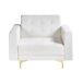 Beliani Sillón ABERDEEN Beliani Sillón ABERDEEN Blanco