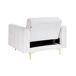 Beliani Sillón ABERDEEN Beliani Sillón ABERDEEN Blanco