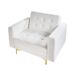 Beliani Sillón ABERDEEN Beliani Sillón ABERDEEN Blanco