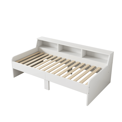 Sofá-cama - Sofá-cama 90x200 cm com 2 gavetas - Branco Sofá-cama - Sofá-cama 90x200 cm com 2 gavetas - Branco