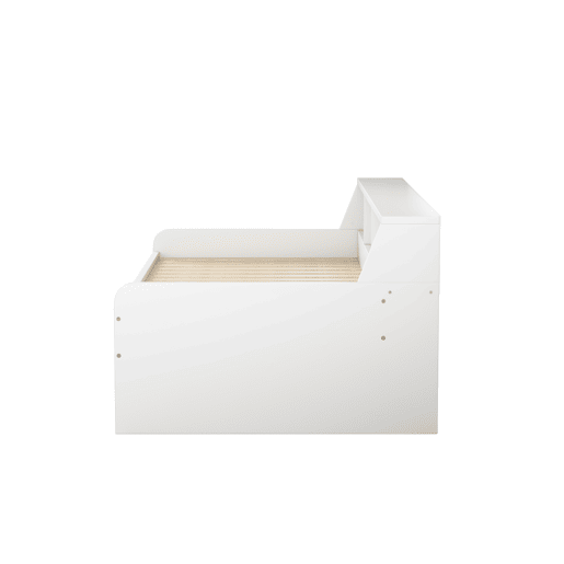 Sofá-cama - Sofá-cama 90x200 cm com 2 gavetas - Branco Sofá-cama - Sofá-cama 90x200 cm com 2 gavetas - Branco