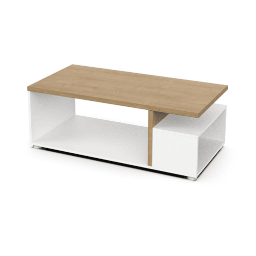 Mesa de Centro AMBIHOME ESSENCE - Branco, C91xP37xA50cm