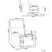 Beliani Sillón reclinable EVERTON Beliani Sillón reclinable EVERTON Beige