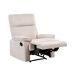 Beliani Sillón reclinable EVERTON Beliani Sillón reclinable EVERTON Beige