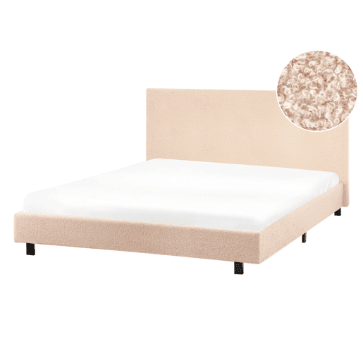 Beliani Cama Bouclé ALBI