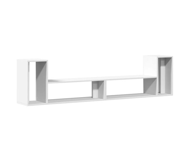 Muebles para tv - mesas de tv 2 uds madera de ingeniería blanco 100x30x50 cm