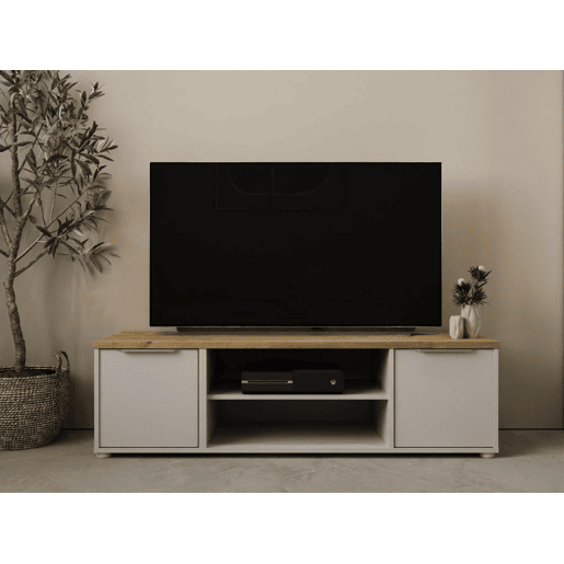 Móvel TV AMBIHOME ESSENCE - Branco, C135xP40xA39cm
