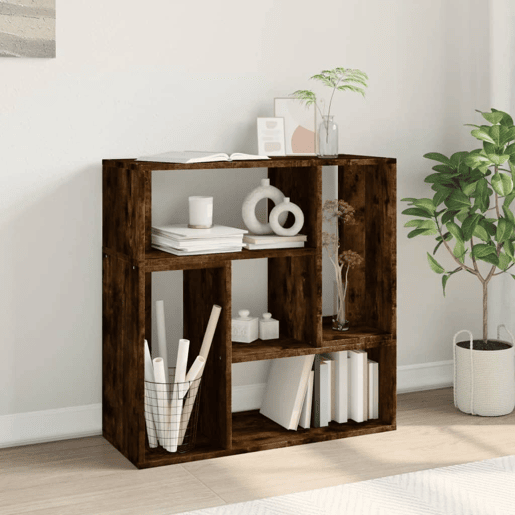 móveis de TV - Armários TV 2 pcs 75x30x50cm derivados madeira carvalho fumado
