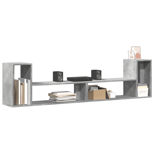 móveis de TV - Armários TV 2 pcs 100x30x50 cm derivados madeira cinza cimento