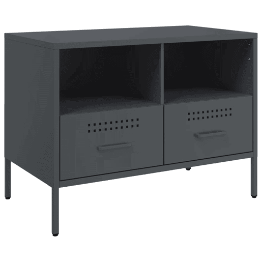Móvel de TV - Modulo de TV - Armário de TV 68x39x50,5 cm aço antracite