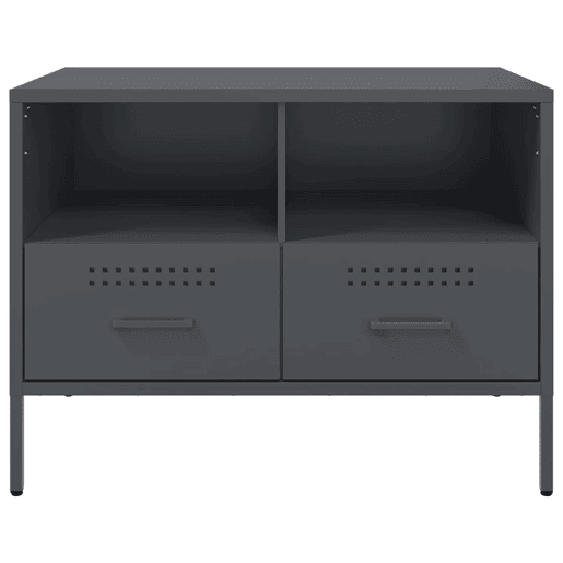 Móvel de TV - Modulo de TV - Armário de TV 68x39x50,5 cm aço antracite