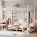 Cama alta para niños 145x204 Cama alta para niños 145x204 Blanco