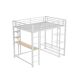Cama alta para niños 145x204 Cama alta para niños 145x204 Blanco