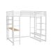 Cama alta para niños 145x204 Cama alta para niños 145x204 Blanco