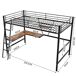 Cama alta para niños 149x204 Cama alta para niños 149x204 Negro