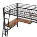 Cama alta para niños 149x204 Cama alta para niños 149x204 Negro