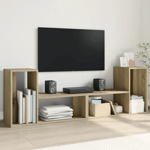 Móveis TV - Armários de TV 2 pcs 75x30x50 cm derivados madeira carvalho sonoma