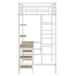 Cama alta para niños 95x204 Cama alta para niños 95x204 Blanco