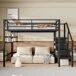 Cama alta para niños 145x225 Cama alta para niños 145x225 Negro