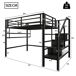 Cama alta para niños 145x225 Cama alta para niños 145x225 Negro
