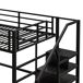 Cama alta para niños 145x225 Cama alta para niños 145x225 Negro