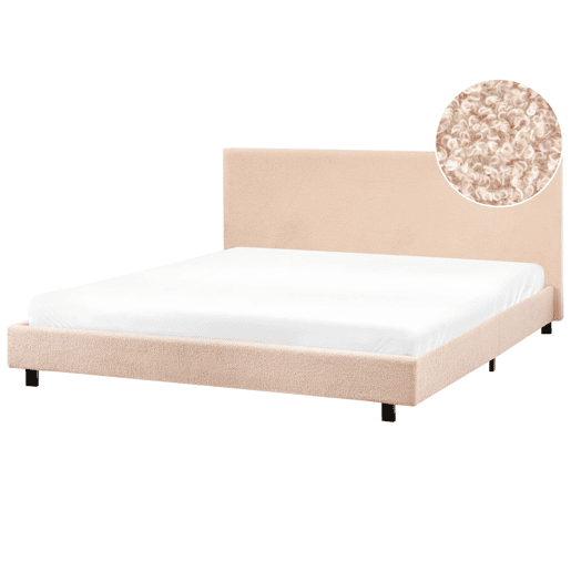Beliani Cama Bouclé ALBI