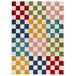 Alfombra étnica con relieve de interior/exterior MILA - ATTICGO 120x170 Alfombra étnica con relieve de interior/exterior MILA - ATTICGO 120x170 Multicolor