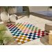 Alfombra étnica con relieve de interior/exterior MILA - ATTICGO 120x170 Alfombra étnica con relieve de interior/exterior MILA - ATTICGO 120x170 Multicolor