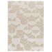 Alfombra geométrica con relieve FLORA - ATTICGO 133x190 Alfombra geométrica con relieve FLORA - ATTICGO 133x190 Beige