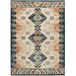Alfombra de estilo étnico en viscosa ANTALIA - ATTICGO 135x195 Alfombra de estilo étnico en viscosa ANTALIA - ATTICGO 135x195 Multicolor
