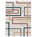 Alfombra de cuadros con relieve KARISMA - ATTICGO 80x150 Alfombra de cuadros con relieve KARISMA - ATTICGO 80x150 Multicolor