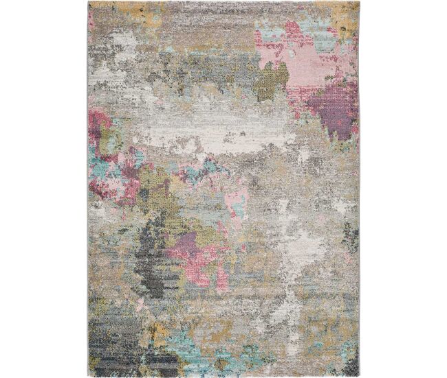 Alfombra abstracta multicolor amira, 160x230 cm - atticgo