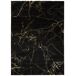 Alfombra abstracta GOLD - ATTICGO 80x150 Alfombra abstracta GOLD - ATTICGO 80x150 Negro