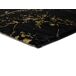 Alfombra abstracta GOLD - ATTICGO 80x150 Alfombra abstracta GOLD - ATTICGO 80x150 Negro