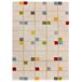 Alfombra shaggy geométrica BREMEN - ATTICGO 160x230 Alfombra shaggy geométrica BREMEN - ATTICGO 160x230 Blanco