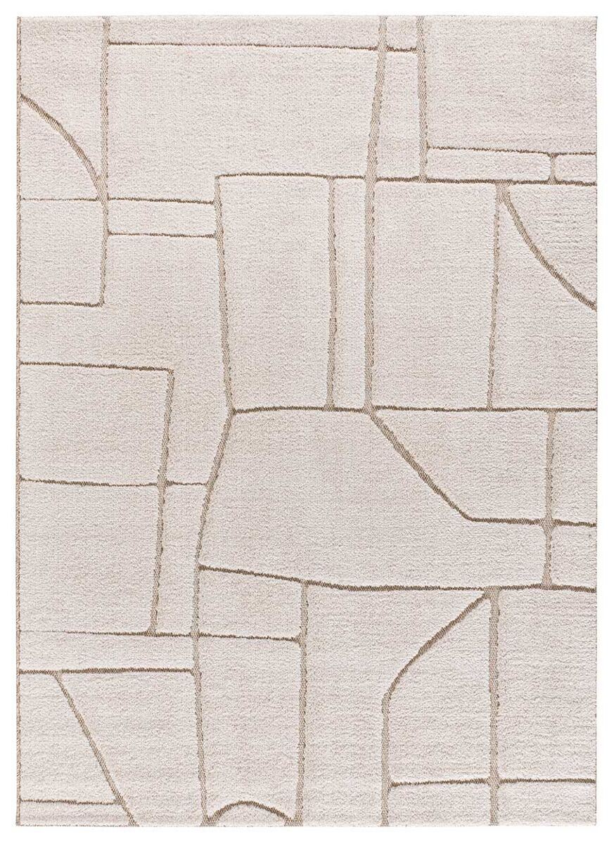 Alfombra diseño étnico en relieve DIENA - ATTICGO 120x170