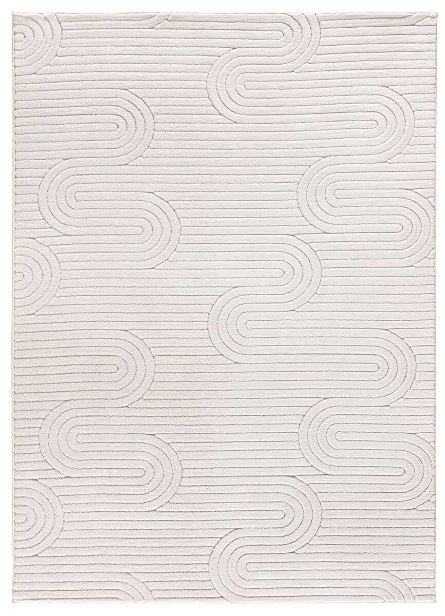 Alfombra lavable geométrica con relieve ESTILO - ATTICGO 60x110