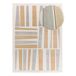 Alfombra geométrica con relieve FLORA - ATTICGO 160x230 Alfombra geométrica con relieve FLORA - ATTICGO 160x230 Plateado