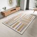 Alfombra geométrica con relieve FLORA - ATTICGO 160x230 Alfombra geométrica con relieve FLORA - ATTICGO 160x230 Plateado