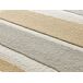 Alfombra geométrica con relieve FLORA - ATTICGO 160x230 Alfombra geométrica con relieve FLORA - ATTICGO 160x230 Plateado