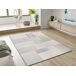 Alfombra geométrica con relieve BARESA - ATTICGO 133x190 Alfombra geométrica con relieve BARESA - ATTICGO 133x190 Gris
