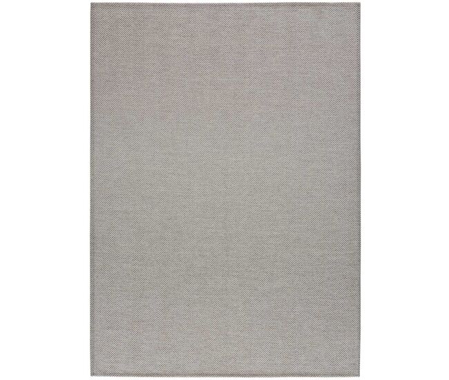 Alfombra lisa lavable en gris espiga, 140x200 cm - atticgo