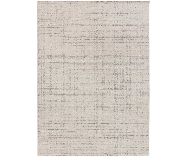 Alfombra geométrica con relieve en crema hl-natural, 160x230 cm - atticgo