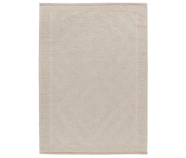 Alfombra de estilo étnico con relieve en crema PAMUK, 160x230 cm - ATTICGO
